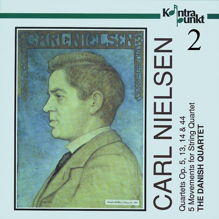 Nielsen: Complete String Quartets, Vol. 2 by The Danish Quartet, Tim Frederiksen, Arne Balk-Møller & Henrik Brendstrup album cover
