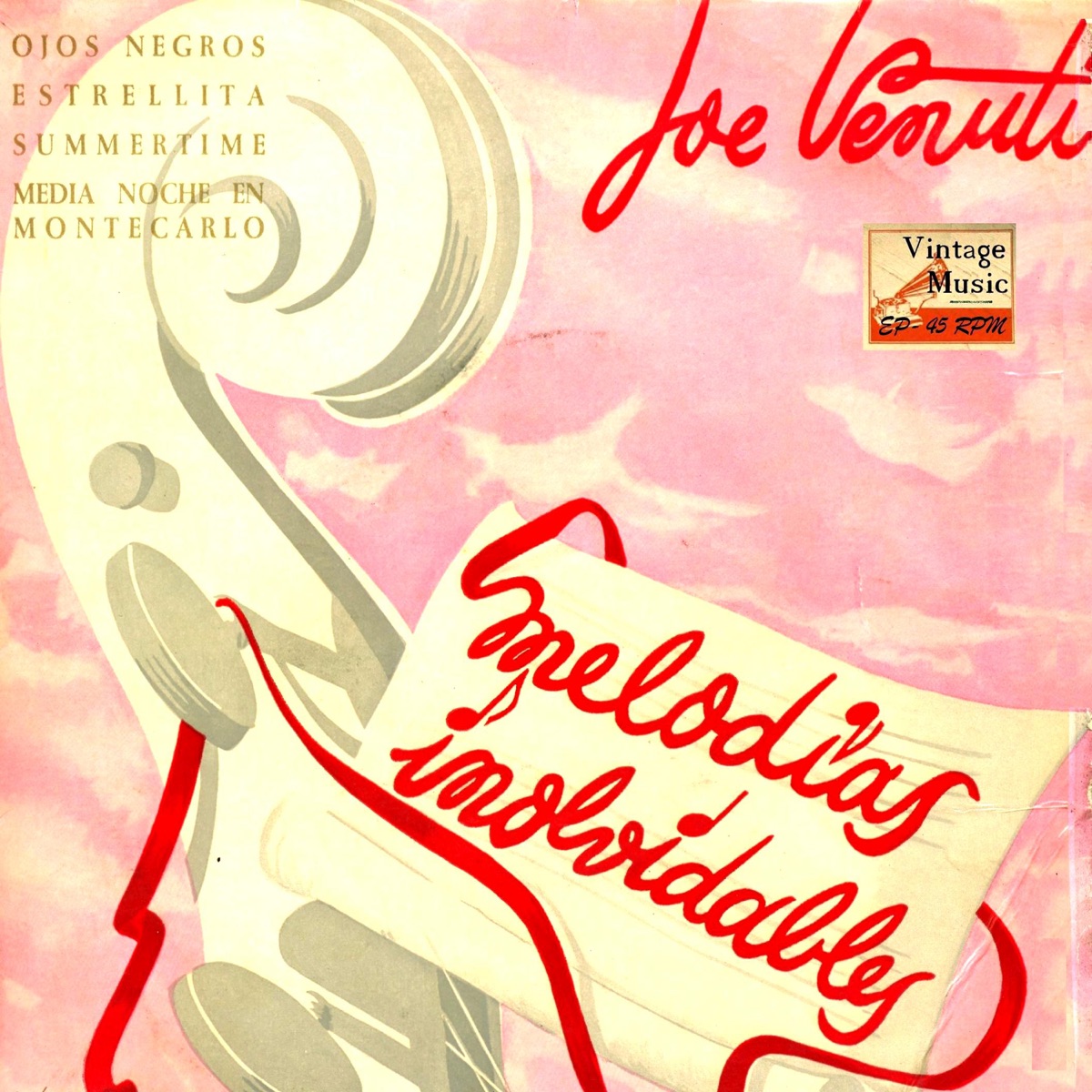 Vintage Jazz Nº22 - EPs Collectors "Melodías Inolvidables" by Joe Venuti & Paul Whiteman and His Orchestra album cover