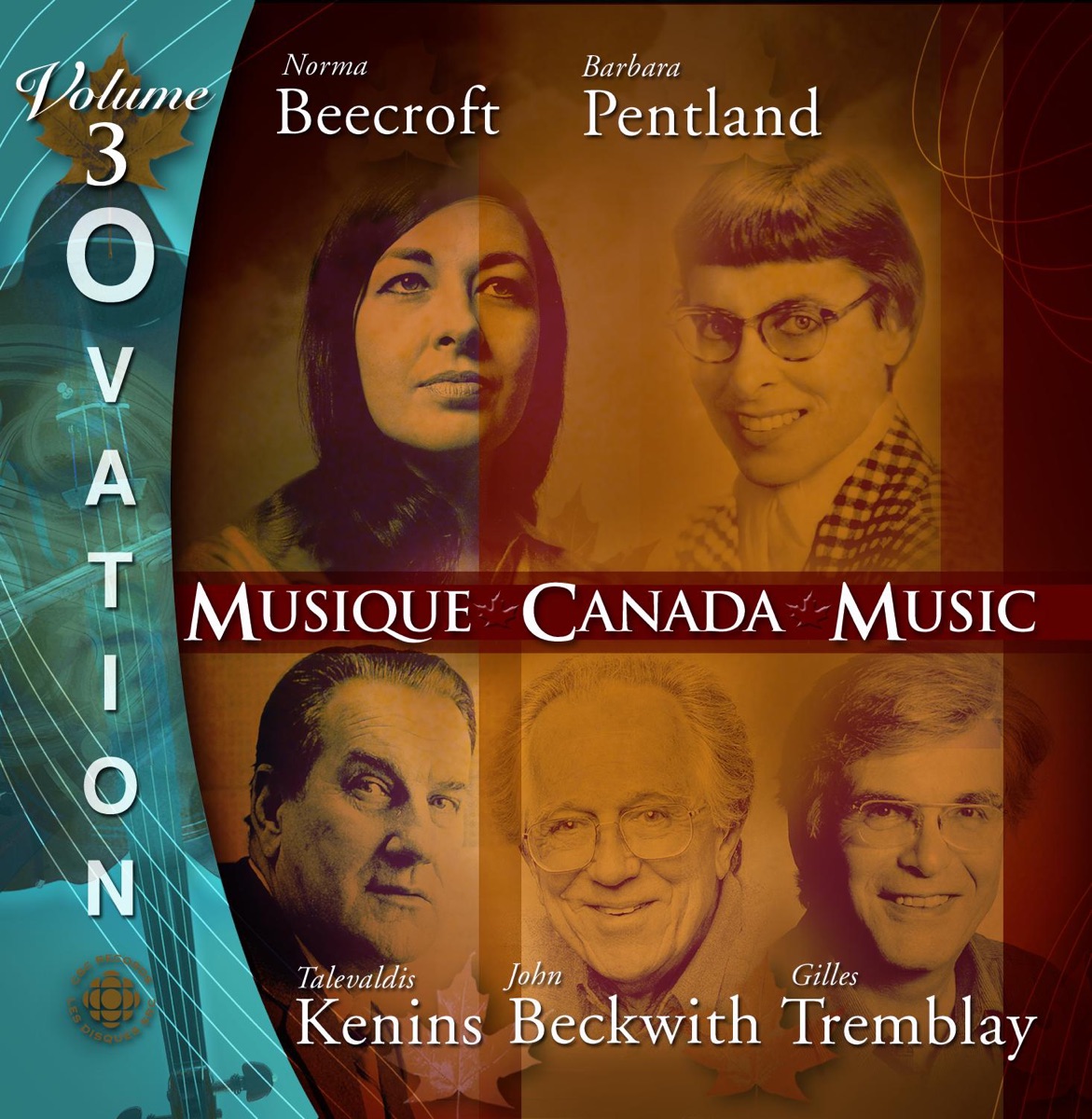 Ovation, Vol. 3: Music of Tremblay, Kenins, Beecroft, Beckwith and Pentland by Yves Prin, Orchestre National de France, Evergreen Club Contemporary Gamelan, Jerome Pernod, Luca Pfaff, Canada Quartet, Toronto Festival Singers, Elmer Iseler, Steven Staryk, John Avison, CBC Vancouver Chamber Orchestra, Chia Chou, Musici di Montreal, I, Yuli Turovsky, Marion Ross, Robert Aitken, Serge Garant, Quebec Contemporary Music Society, Lyric Arts Trio, Canada Festival Singers, Mario Bernardi, Canada's National Arts Centre Orchestra, Norma Beecroft, Jukka-Pekka Saraste, Hannaford Street Silver Band, Toronto Symphony Orchestra, Colin Tilney, CBC Vancouver Orchestra, Victor Feldbrill, The Hamilton Philharmonic Orchestra, Tsung Yeh, Hong Kong Sinfonietta, Angela Hewitt, Barbara Pentland, Robert Rogers, Arthur Polson, James Hunter, Erica Goodman & Days Months and Years to Come album cover