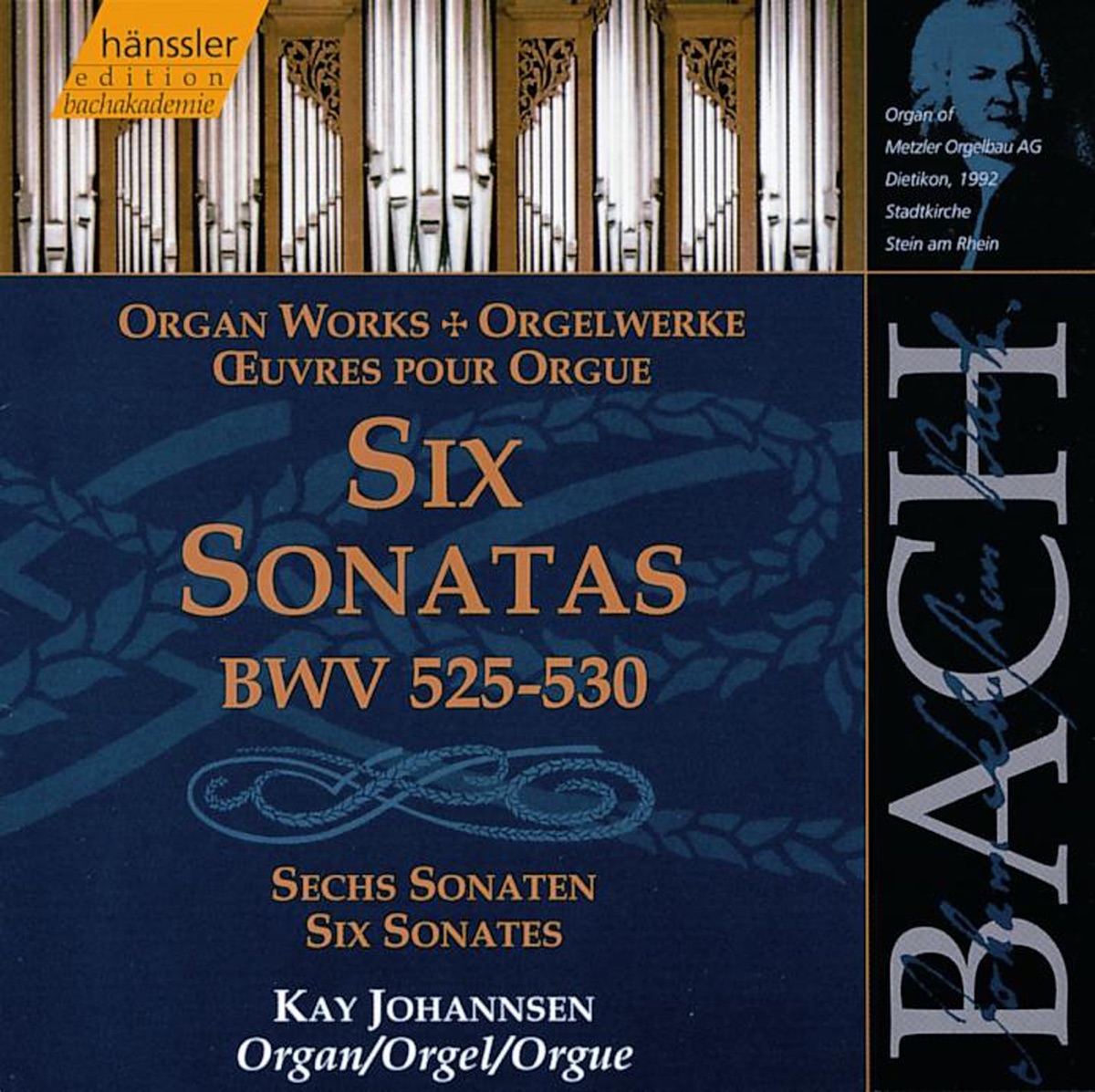 Bach, J.S.: 6 Sonatas, BWV 525-530 (Organ Works) by Kay Johannsen album cover