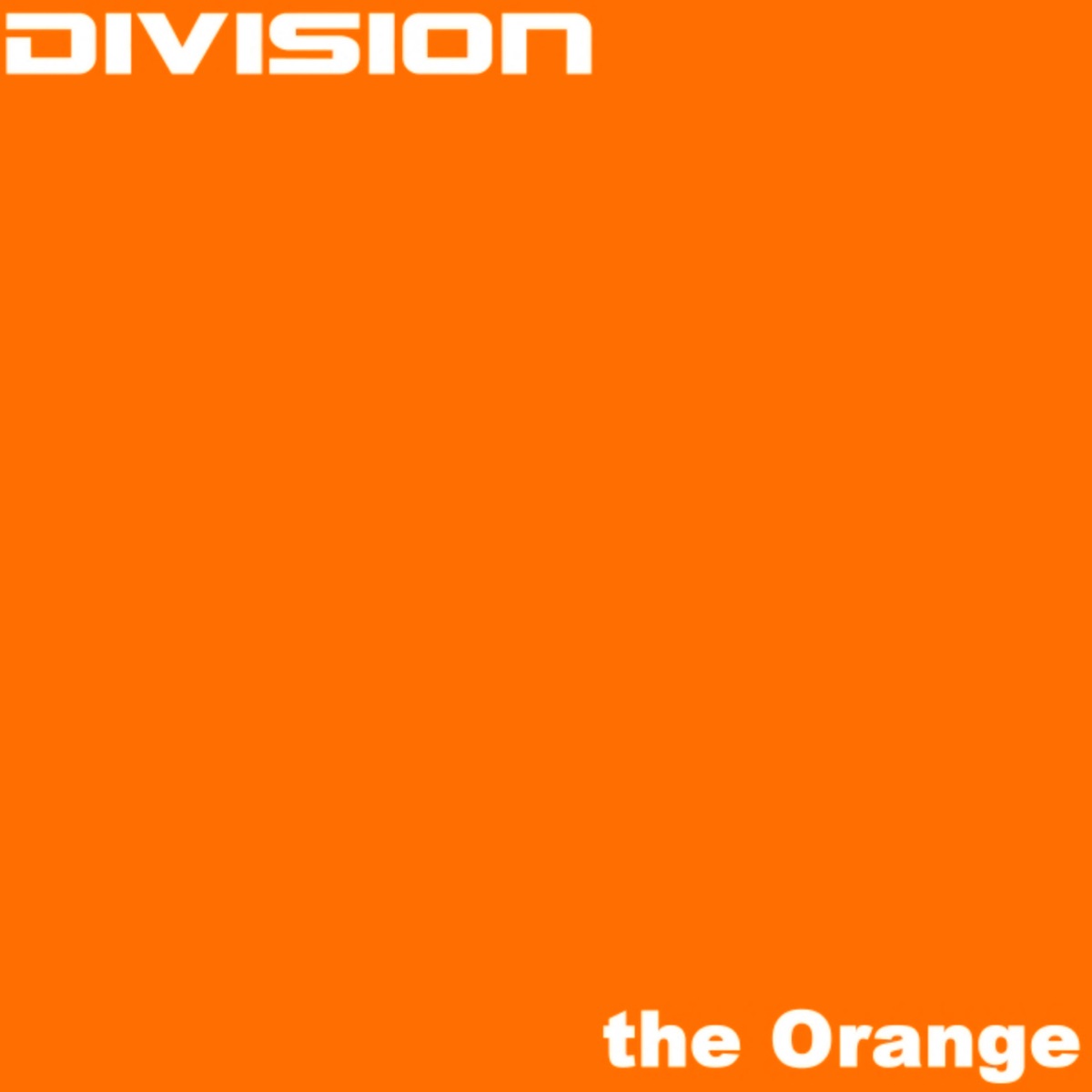 The Orange - EP by Division album cover