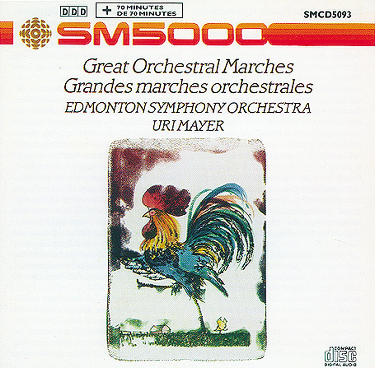 Great Orchestral Marches by Uri Mayer & The Edmonton Symphony Orchestra album cover