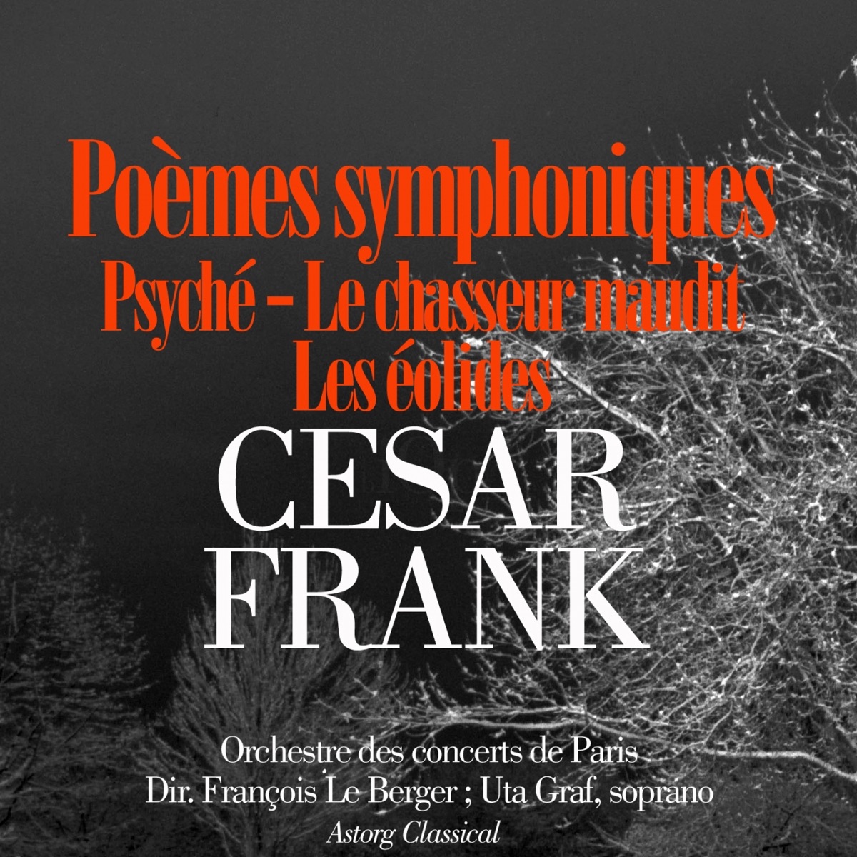 César Franck : Poèmes symphoniques : Psyché, Les éolides, le chasseur maudit by Netherlands Philharmonic Orchestra & Walter Goehr album cover
