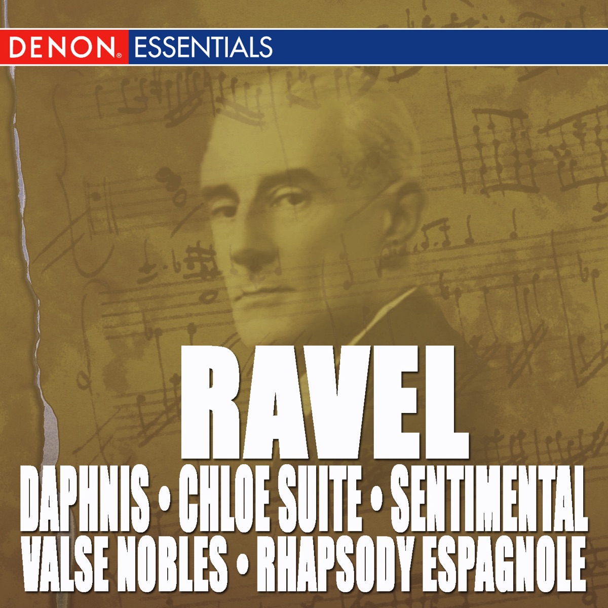 Ravel: Daphnis & Chloe Suite, Valse Nobles and Sentimental & Rhapsody Espagnole by Gennady Rozhdestvenski album cover