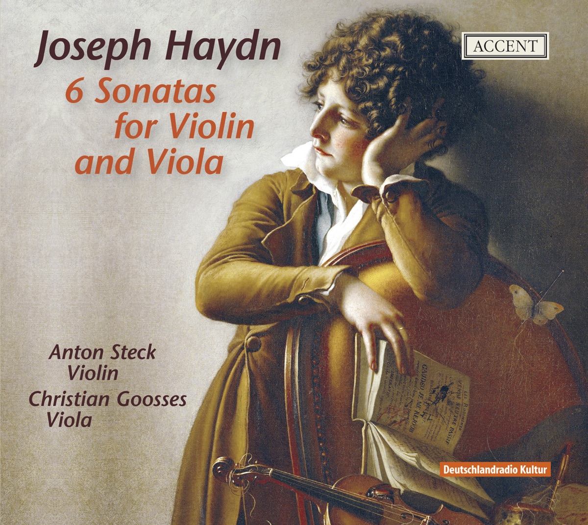 Haydn: 6 Sonatas for Violin and Viola by Christian Goosses & Anton Steck album cover