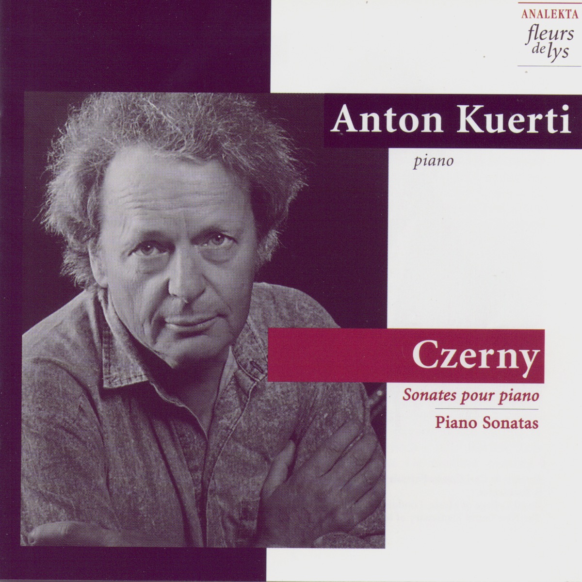 Czerny: Sonates pour piano by Anton Kuerti album cover