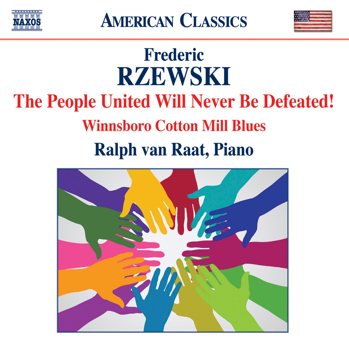 Rzewski: The People United Will Never Be Defeated by Ralph van Raat album cover