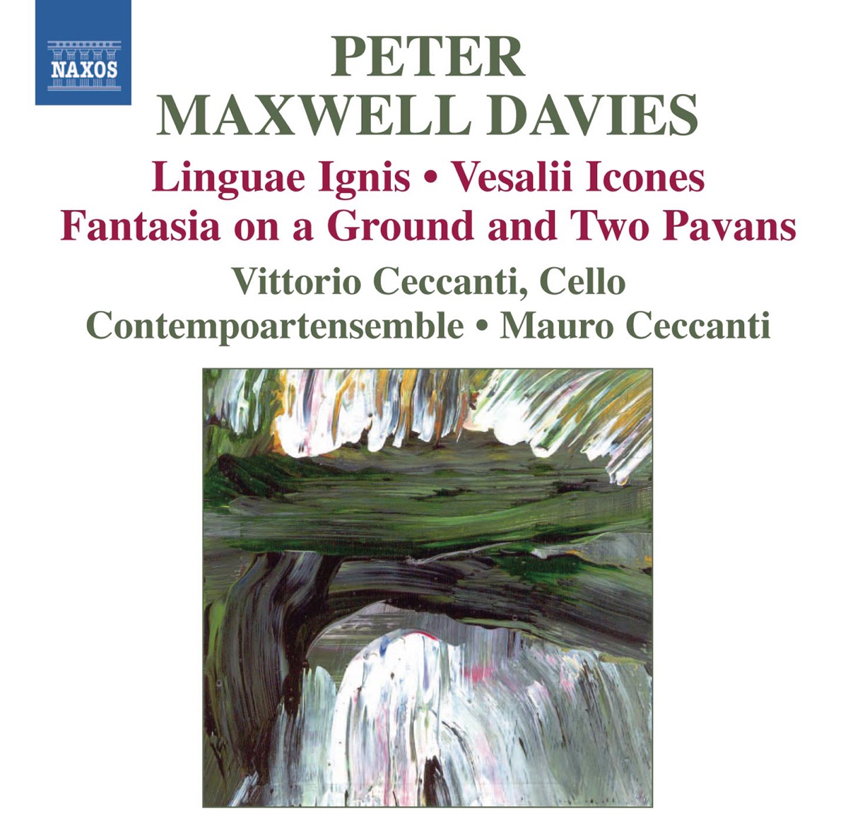 Maxwell Davies: Linguae ignis - Vesalii Icones by Mauro Ceccanti, Contempoartensemble & Vittorio Ceccanti album cover