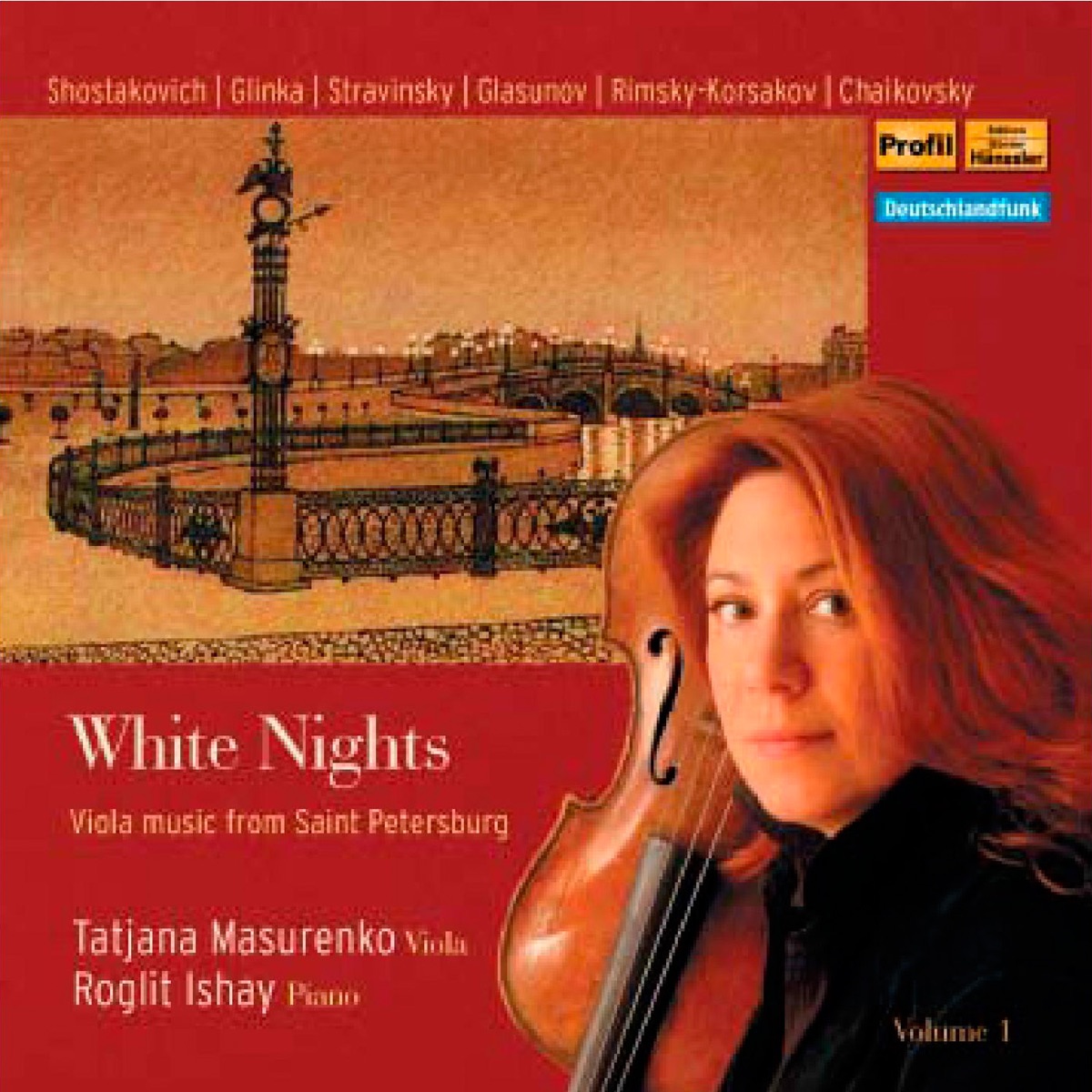 White Nights: Viola Music from Saint Petersburg by Tatjana Masurenko & Roglit Ishay album cover