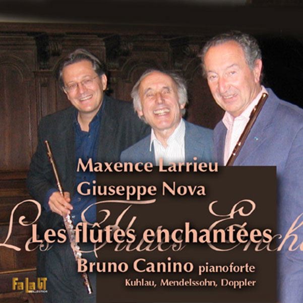 Les Flûtes Enchantées by Bruno Canino, Giuseppe Nova & Maxence Larrieu album cover
