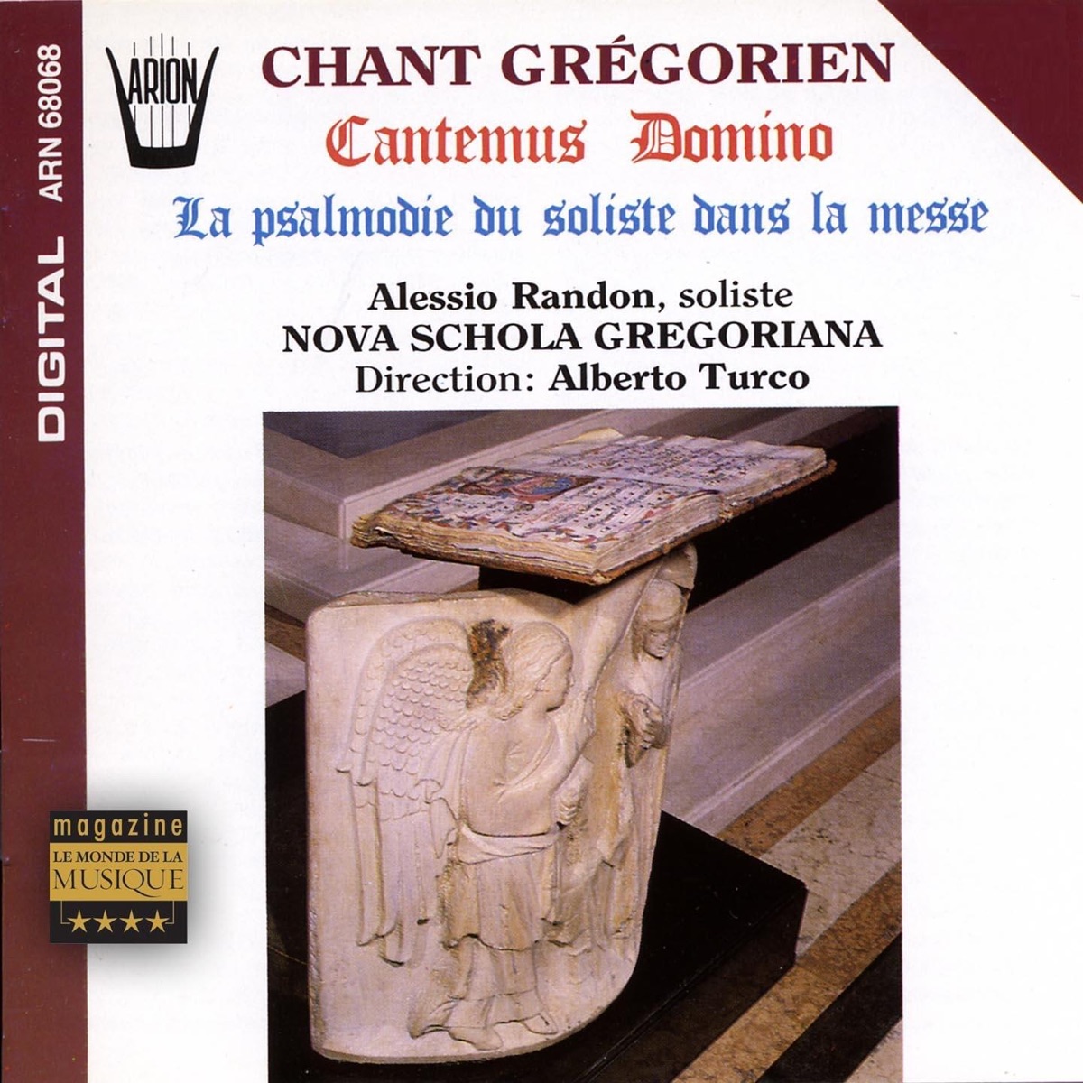 Cantemus domino : La psalmodie du soliste dans la messe by Nova Schola Gregoriana, Alberto Turco & Alessio Randon album cover