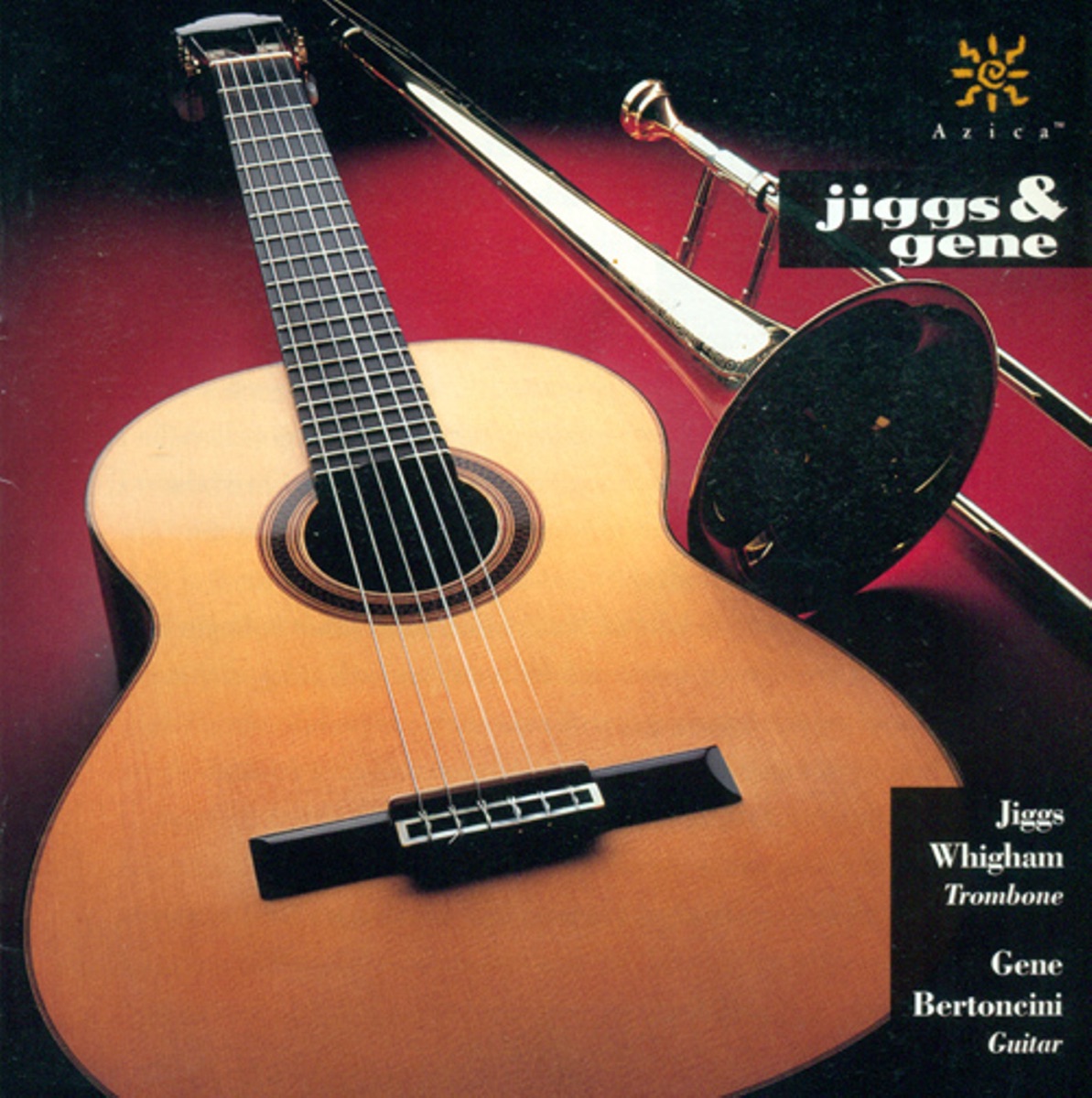 Whigham, Jiggs - Bertoncini, Gene: Jiggs and Gene by Jiggs Whigham & Gene Bertoncini album cover
