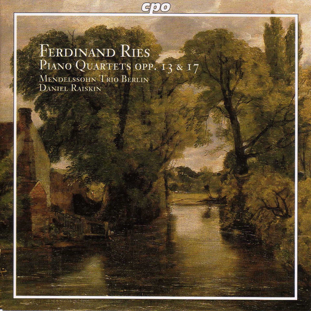 Ries: Piano Quartets Op. 13 and 17 by Berlin Mendelssohn Trio & Daniel Raiskin album cover