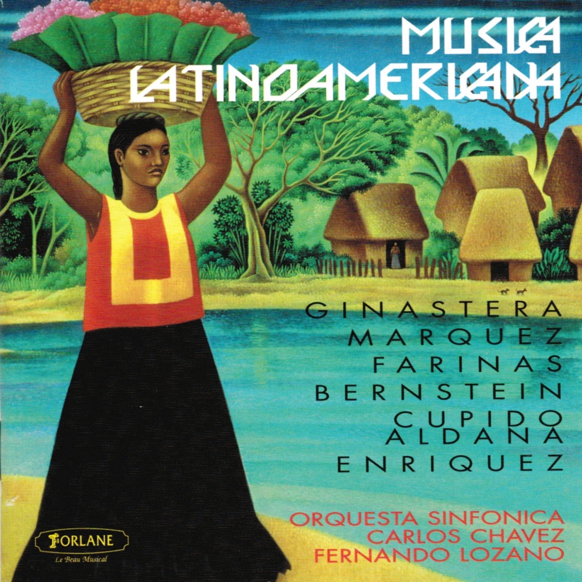 Musique d'Amérique latine by Orchestre symphonique Carlos Chàvez & Fernando Lozano album cover