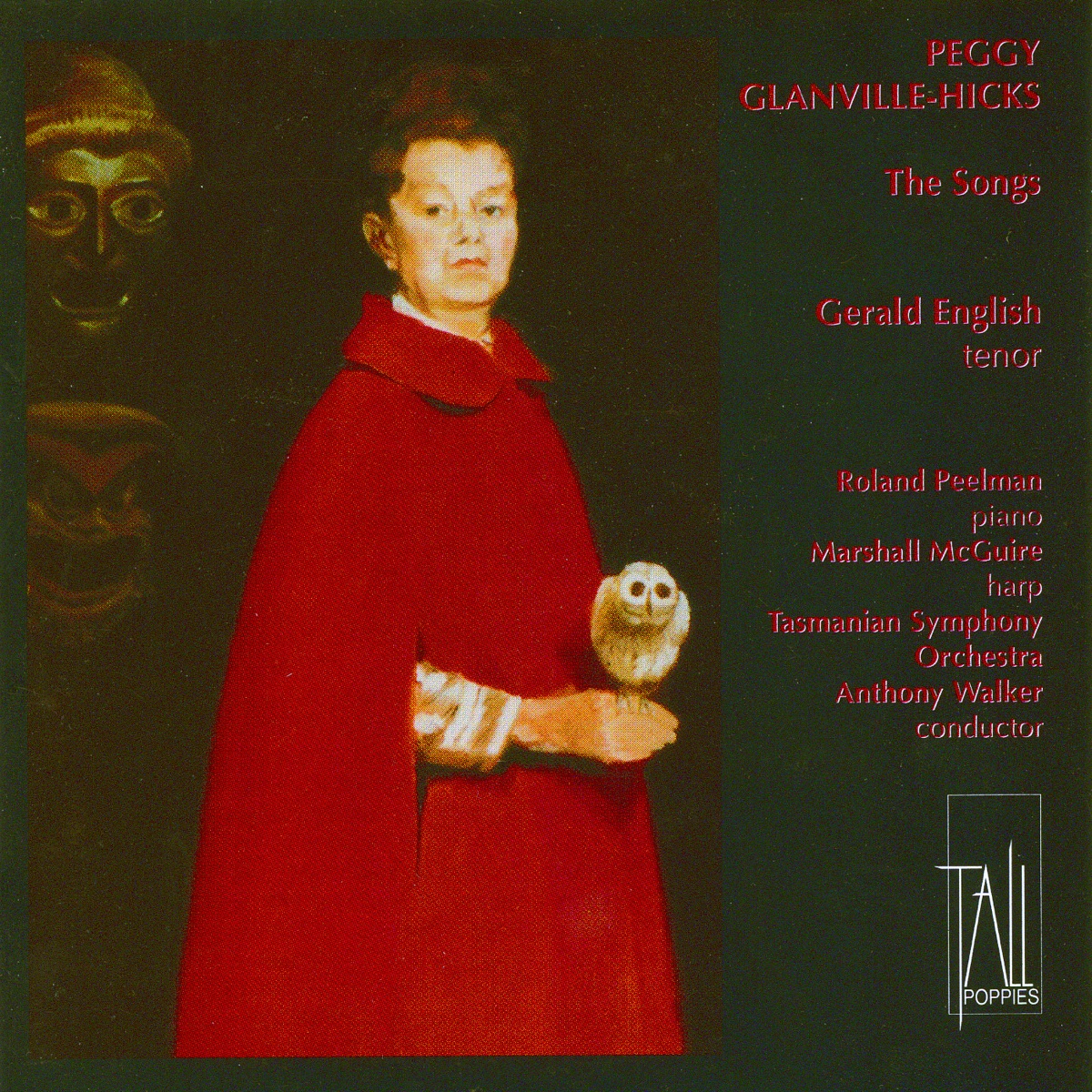 Peggy Glanville-Hicks : The Songs by Gerald English & Roland Peelman album cover