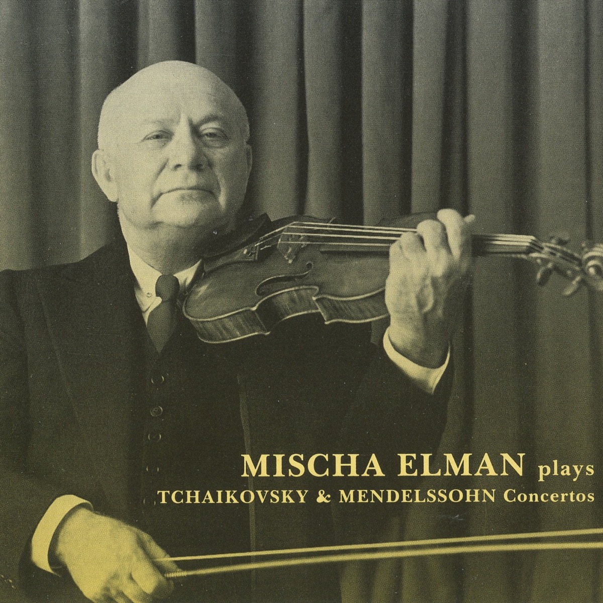 Mischa Elman plays Tchaikovsky & Mendelssohn Concertos by Symphony Orchestra, Paul Paray, Mischa Elman, New York Philharmonic & Dimitri Mitropoulos album cover