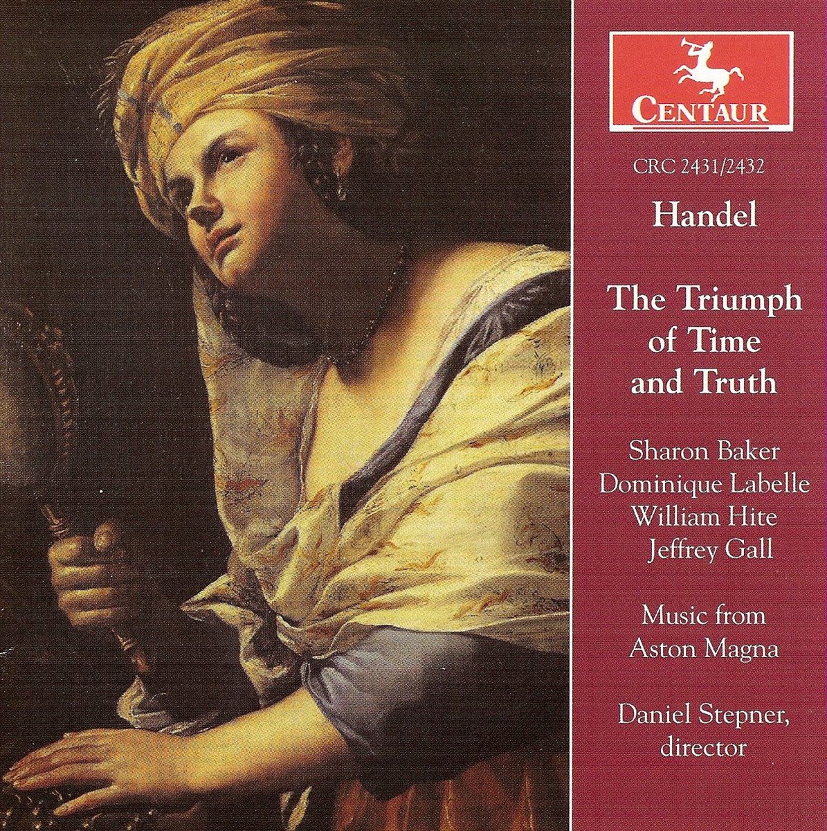 Handel, G.F.: Trionfo Del Tempo E Della Verita (Il) by Sharon Baker, Jeffrey Gall, William Hite, Aston Magna, Dominique Labelle & Daniel Stepner album cover