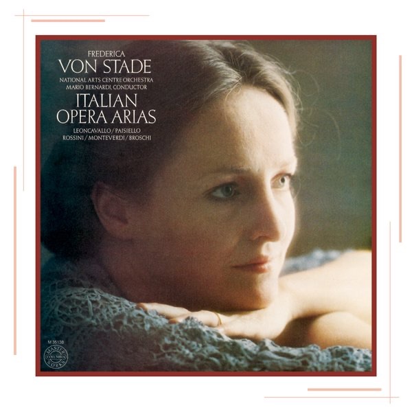 Italian Opera Arias by Frederica von Stade & National Arts Centre Orchestra album cover
