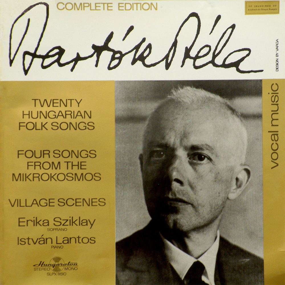 Húsz magyar népdal I-IV by Erika Sziklay album cover