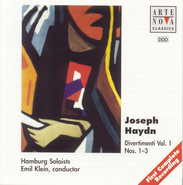 Haydn: Divertimenti, Vol. 1 by Emil Klein & Hamburg Soloists album cover