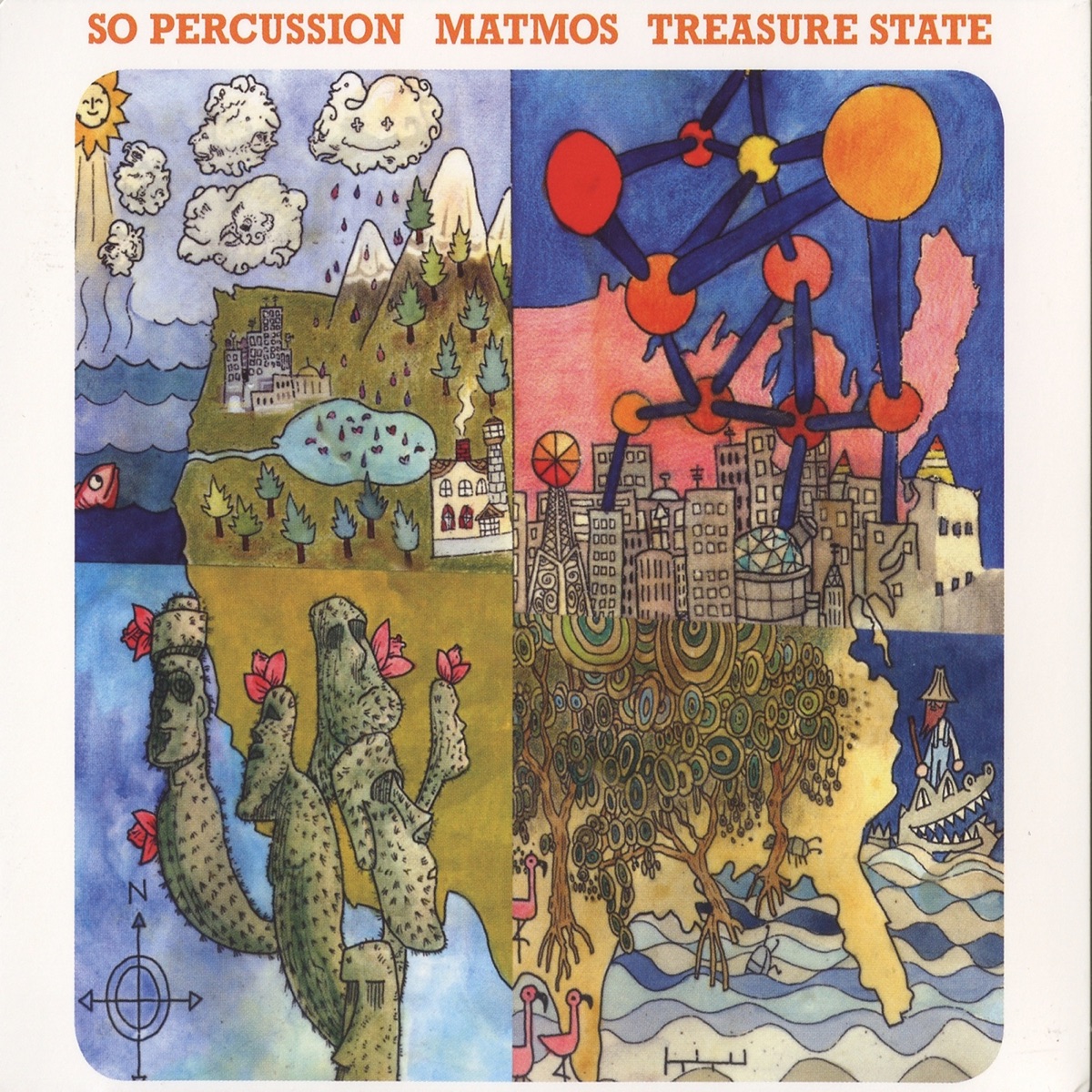 Treasure State by Matmos & Sō Percussion album cover