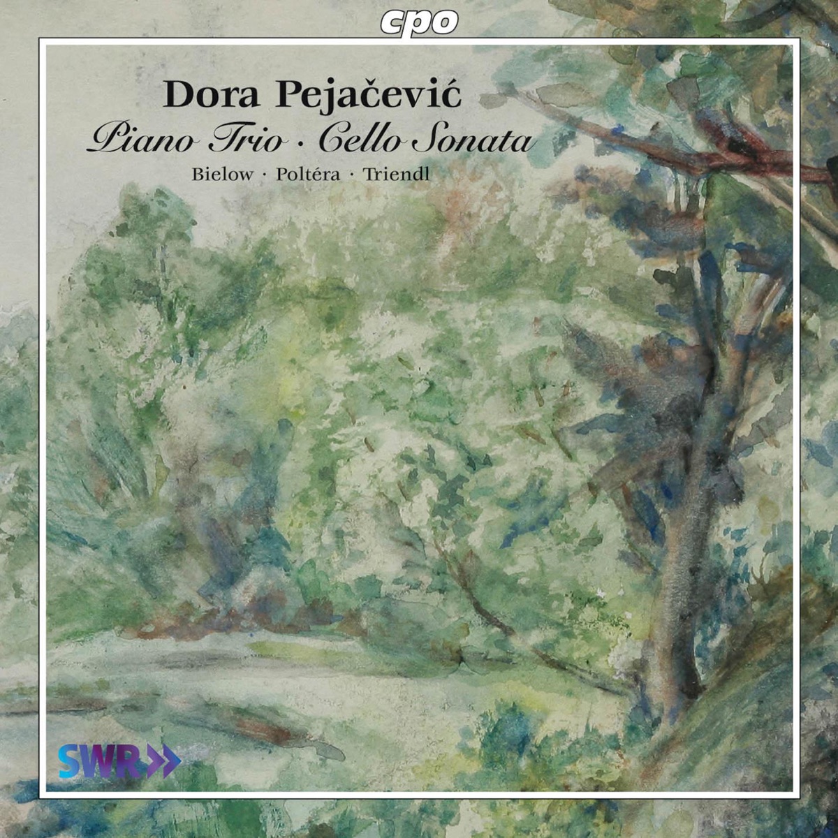 Pejacevic: Piano Trio - Cello Sonata by Andrej Bielow, Christian Poltéra & Oliver Triendl album cover