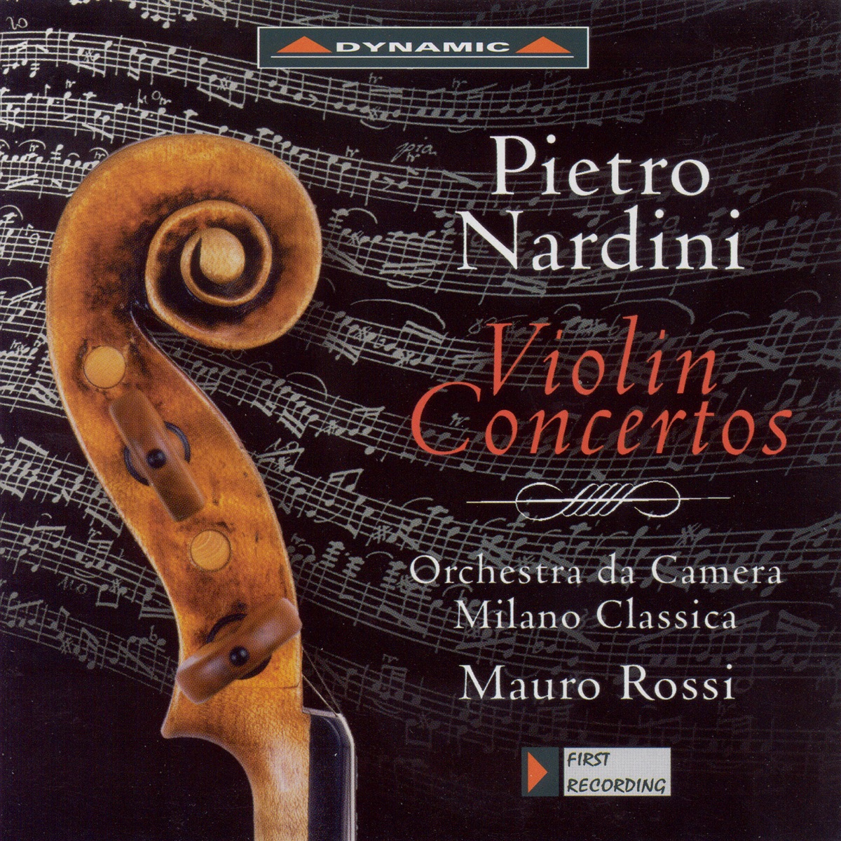 Nardini: Violin Concertos, Op. 1, Nos. 2, 4-6 by Milan Classical Chamber Orchestra & Mauro Rossi album cover