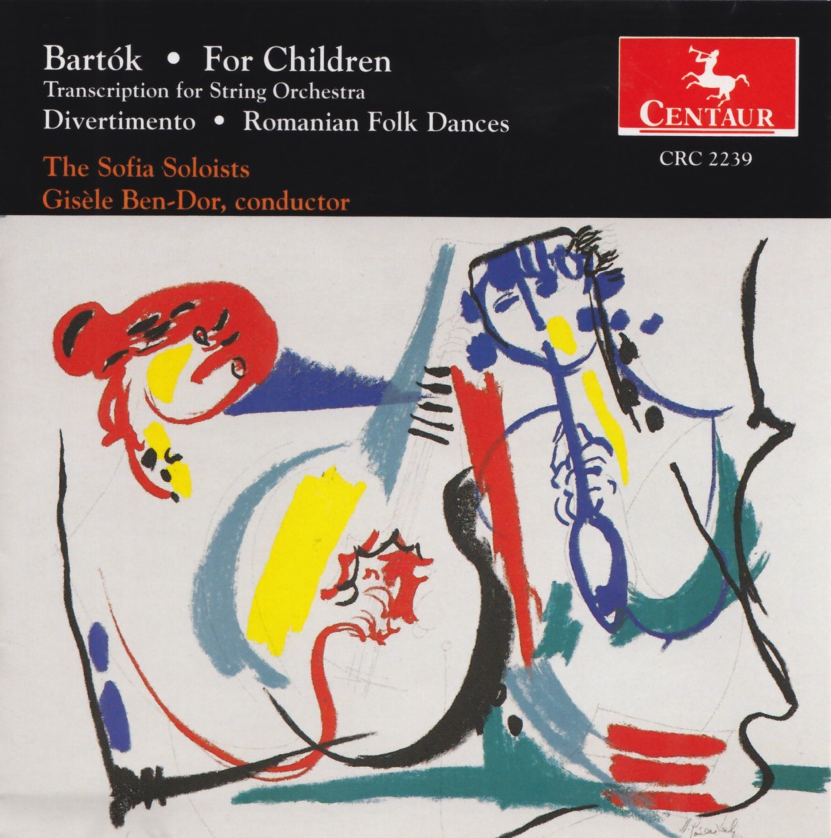 Bartok, B.: For Children - Divertimento - Romanian Folk Dances by Gisèle Ben-Dor, Sofia Soloists Chamber Orchestra, Antal Doráti & Hungarian State Orchestra album cover