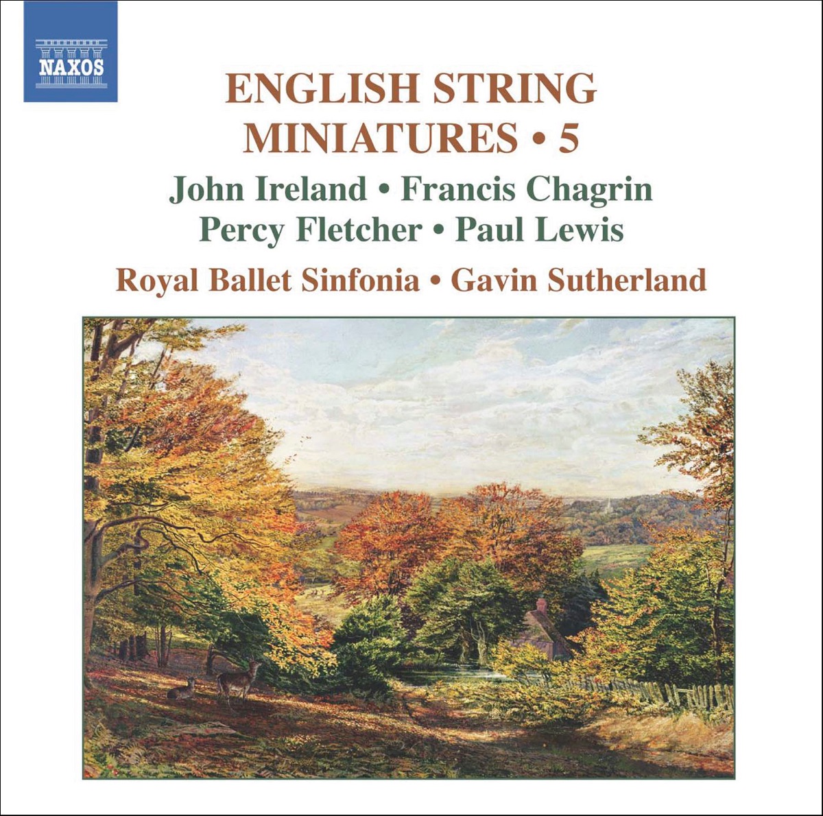 English String Miniatures, Vol. 5 by Gavin Sutherland & Royal Ballet Sinfonia album cover
