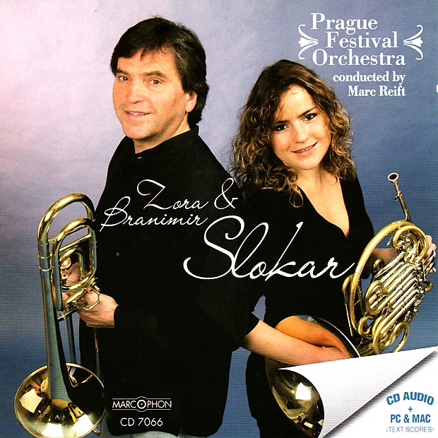 Zora & Branimir Slokar by Zora Slokar, Branimir Slokar, Prague Festival Orchestra & Marc Reift album cover
