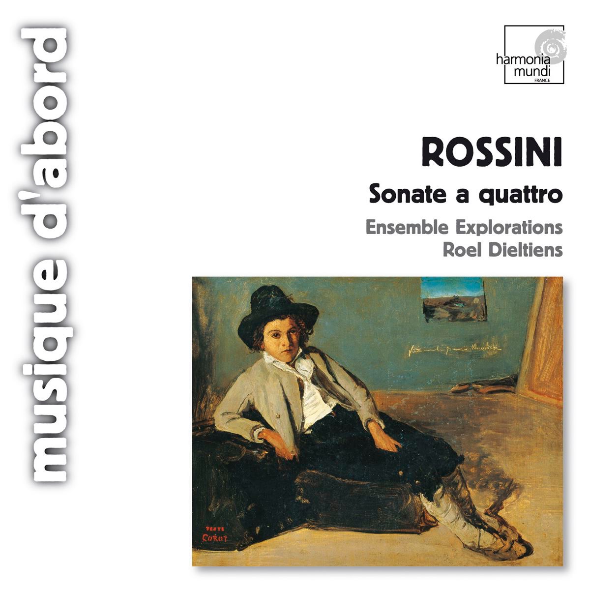 Rossini: Sonate a quattro by Ensemble Explorations & Roel Dieltiens album cover
