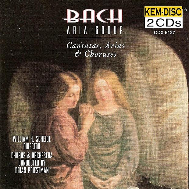 Bach: Cantatas, Arias and Choruses by Bach Aria Group, Brian Priestman, Lois Marshall & William H. Scheide album cover