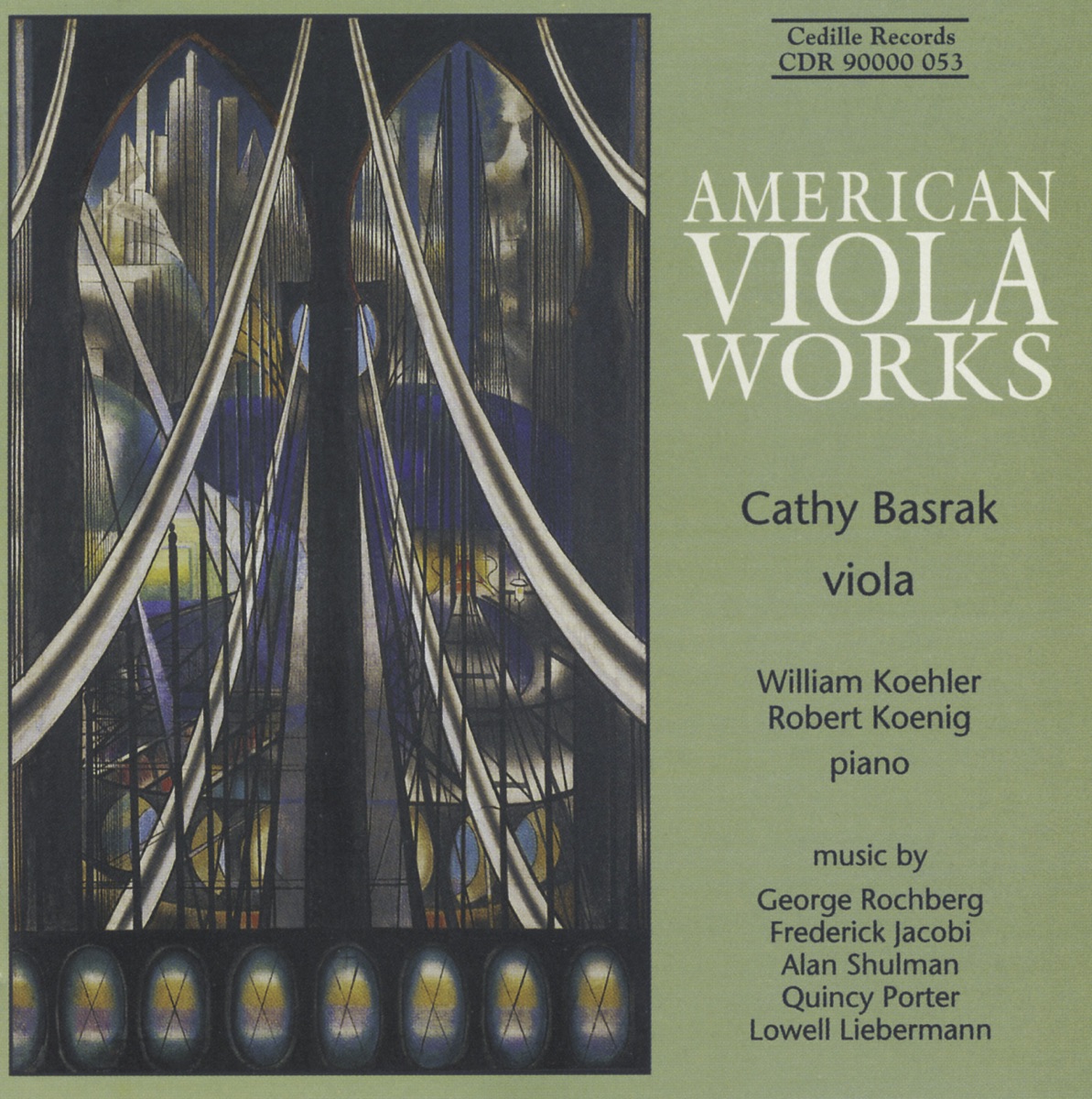 American Viola Works by Robert Koenig, Cathy Basrak & William Koehler album cover