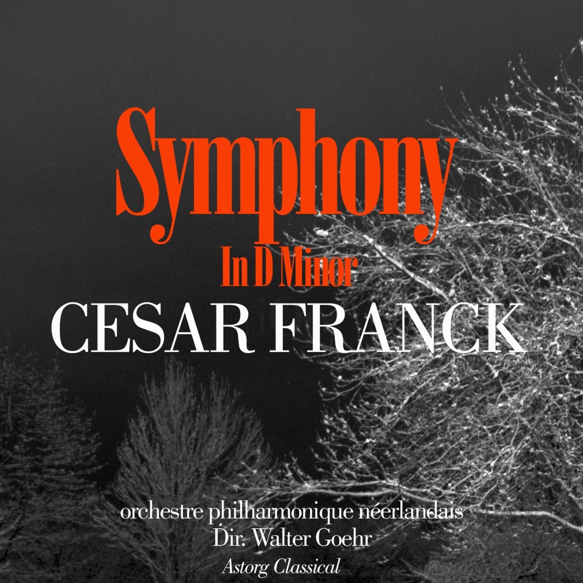 César Franck : Symphony In D Minor by Netherlands Philharmonic Orchestra & Walter Goehr album cover