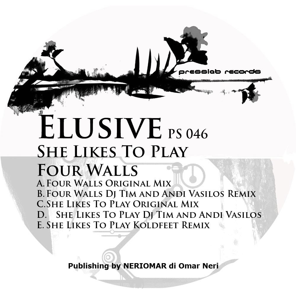 She Likes to Play / Four Walls - EP by Elusive album cover
