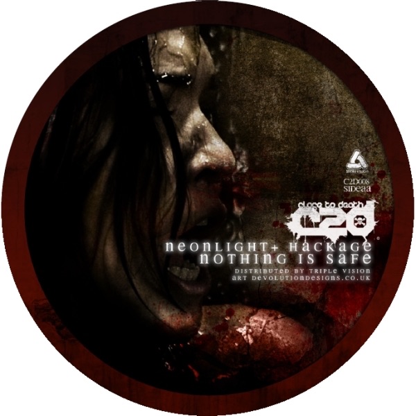The Burning Shadow / Nothing Is Safe - Single by Aeph, Neonlight & Hackage album cover