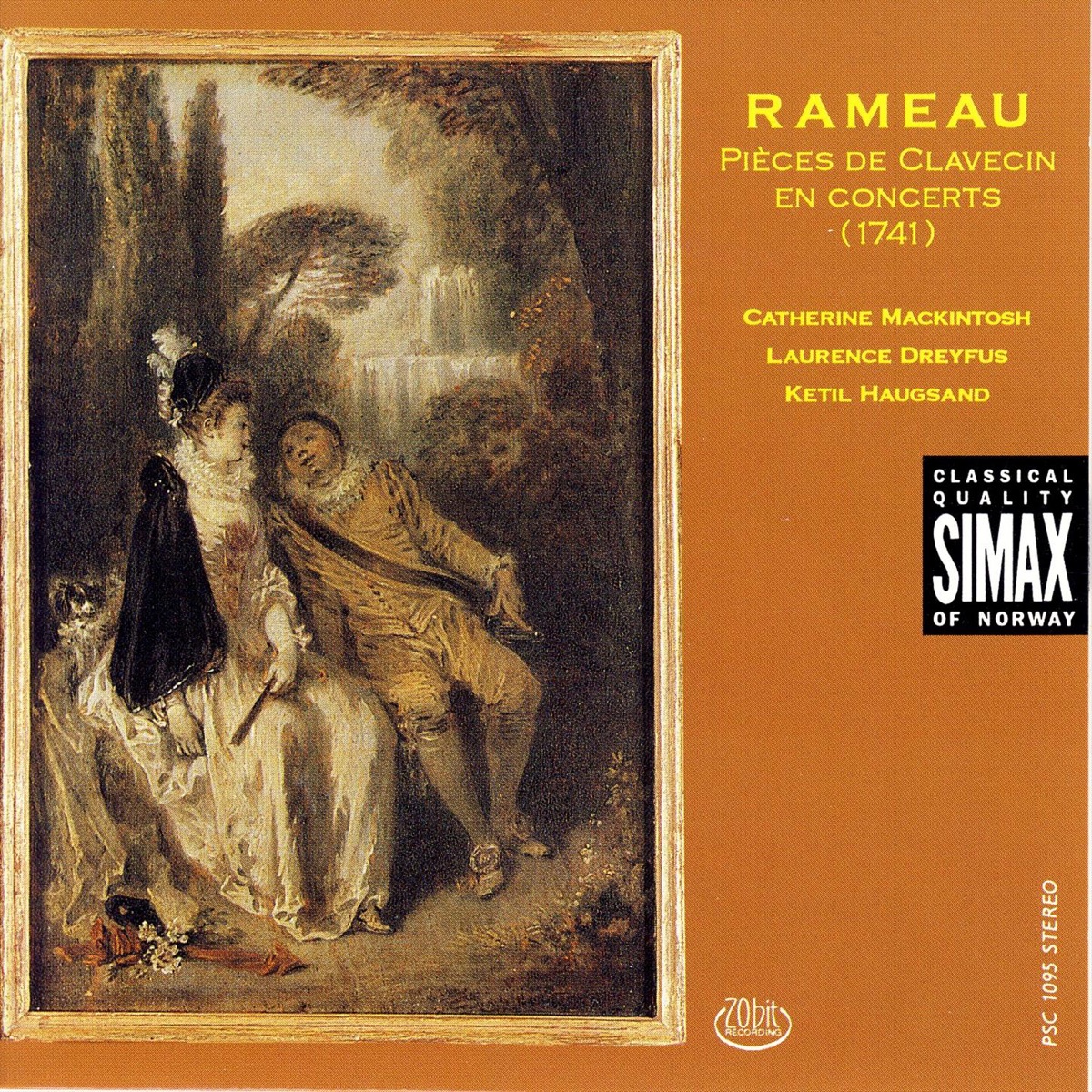 Rameau: Pièces de Clavecin en Concerts by Ketil Haugsand, Catherine Mackintosh & Laurence Dreyfus album cover