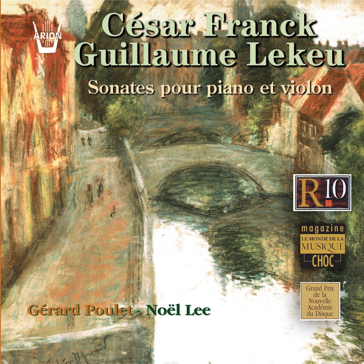 Franck  Lekeu : Sonates pour piano et violon by Gérard Poulet & Noël Lee album cover