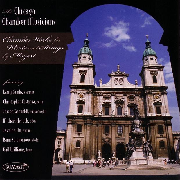 Chamber Works for Winds and Strings By Mozart by Gail Williams, Larry Combs & The Chicago Chamber Musicians album cover