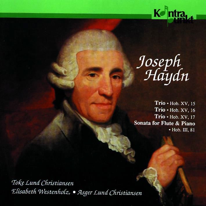 Haydn: Trios for Flute, Cello and Piano by Toke Lund Christiansen, Elisabeth Westenholz & Asger Lund Christiansen album cover