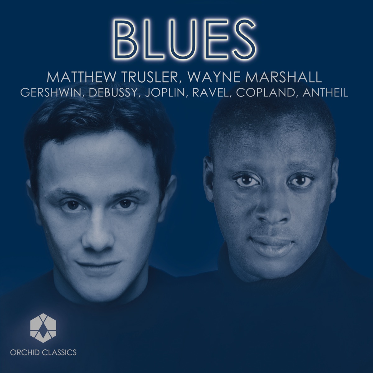 Gershwin, G.: Porgy and Bess Suite - 3 Preludes - Antheil, G.: Violin Sonata No. 2 - Copland, A.: 2 Pieces (Trusler, Marshall) (Blues) by Wayne Marshall & Matthew Trusler album cover