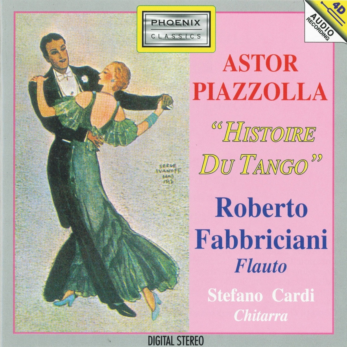 Astor Piazzolla: Histoire du tango by Roberto Fabbriciani album cover