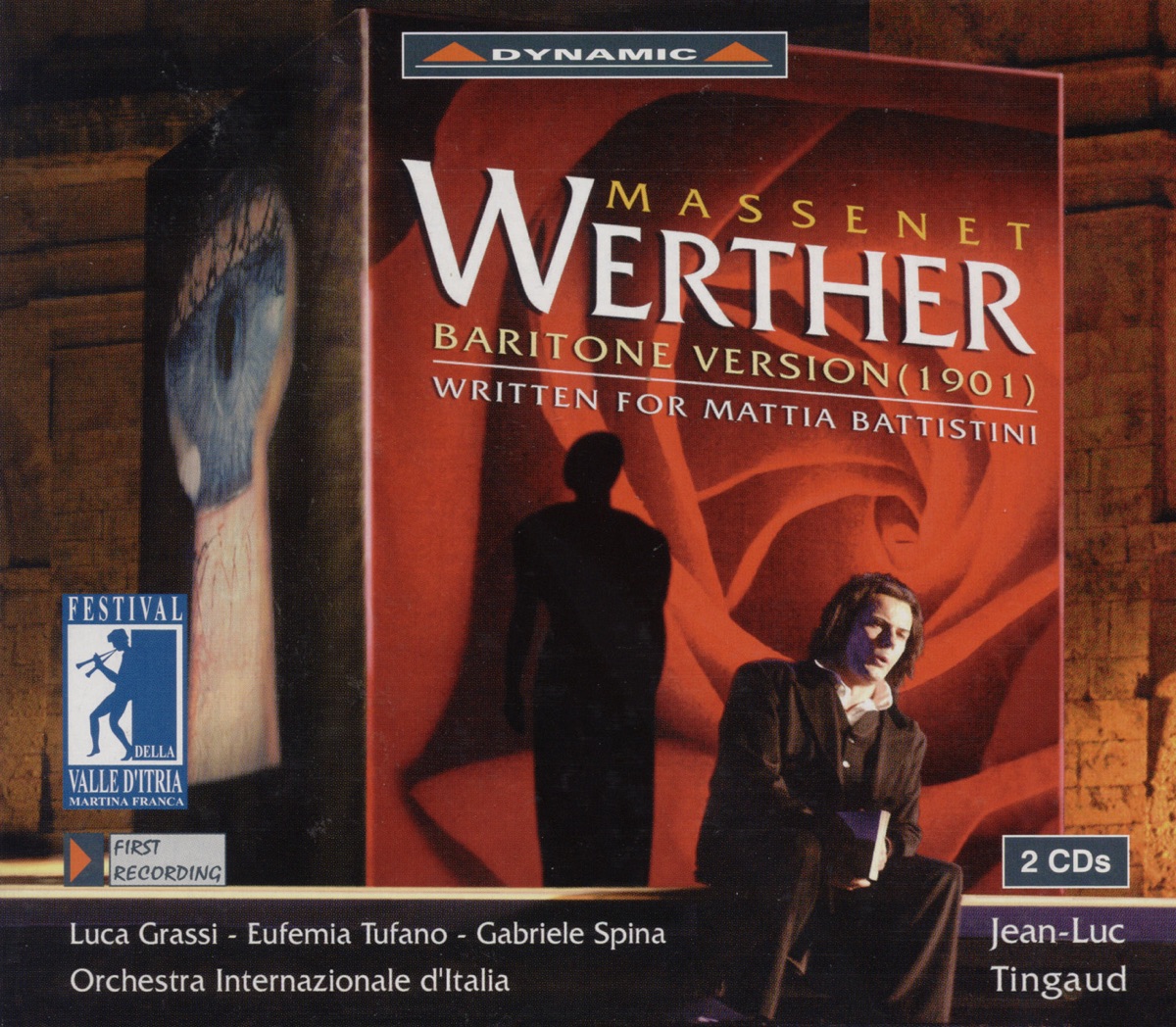 Massenet: Werther (1901 Baritone Version) by Eufemia Tufano, Italian International Orchestra, Luca Grassi & Jean-Luc Tingaud album cover