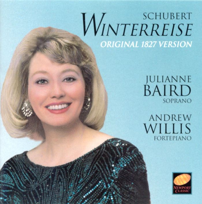 Schubert: Winterreise (Original 1827 Version) by Andrew Willis & Julianne Baird album cover