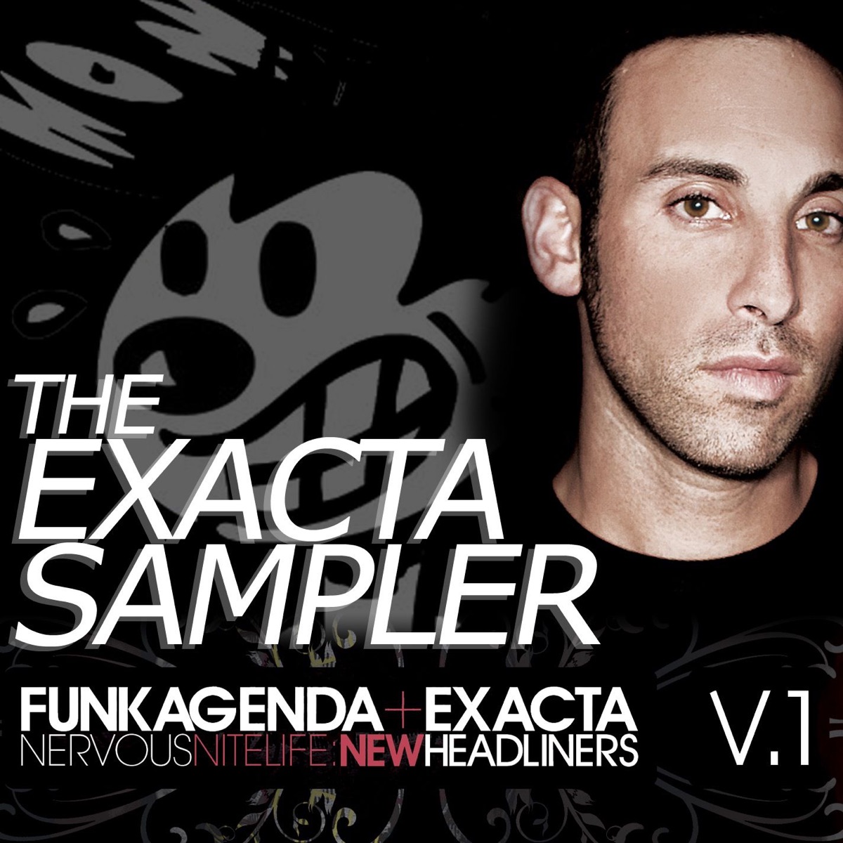 The Exacta Sampler: Nervous Nitelife - New Headliners, Vol. 1 by Exacta & Funkagenda album cover