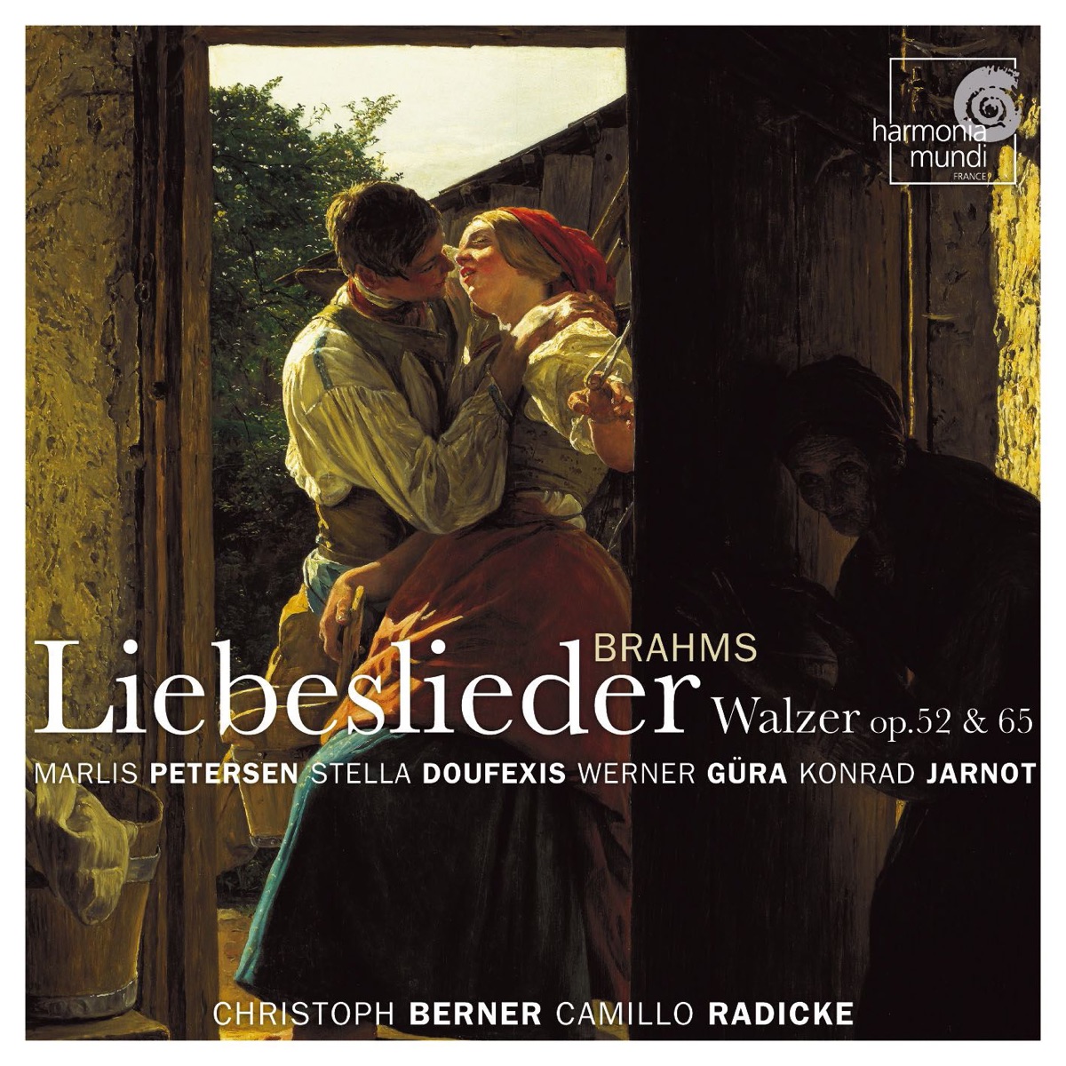 Brahms: Liebesliederwalzer by Konrad Jarnot, Marlis Petersen, Stella Doufexis & Werner Güra album cover