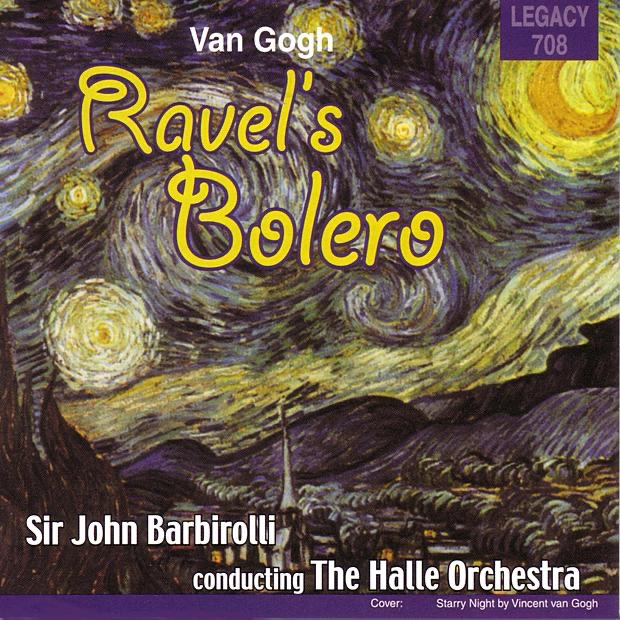 Ravel's Bolero by Hallé & Sir John Barbirolli album cover