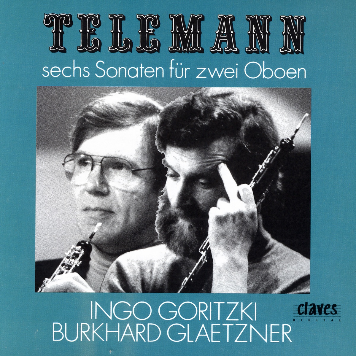 Telemann: Six Sonatas For Two Oboes by Ingo Goritzki & Burkhard Glaetzner album cover
