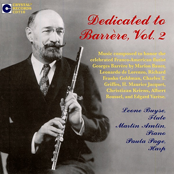 Dedicated to Barrère, Vol 2 by Leone Buyse, Martin Amlin & Paula Page album cover