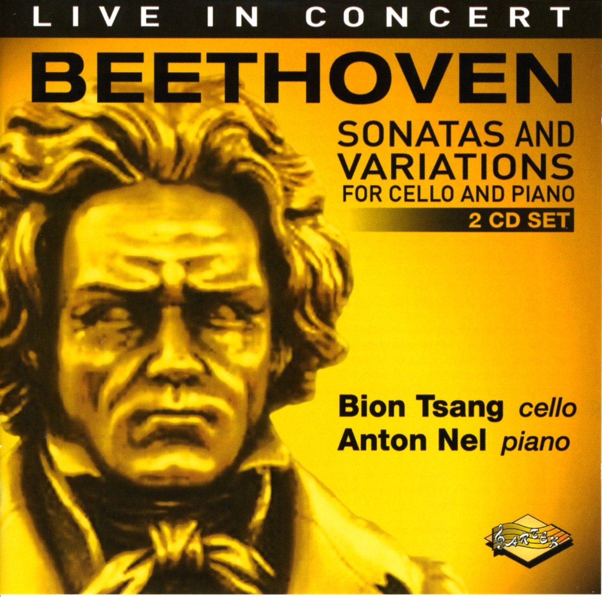 Beethoven: Sonatas and Variations for Cello and Piano by Bion Tsang & Anton Nel album cover